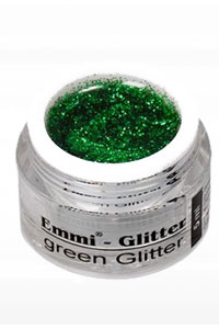 Glittergel grün