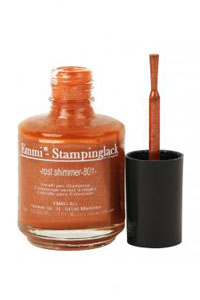 Stampinglack rost shimmer
