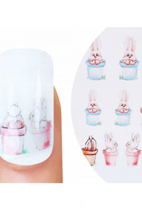 Nailart Watertatto Ostertopf