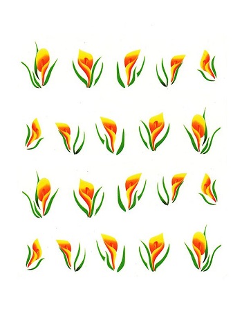 Nailsticker Waterttattoo Calla