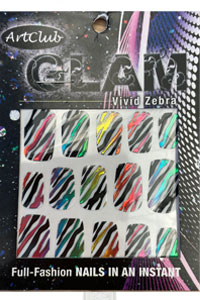 ArtClub Nagelfolie Vivid Zebra