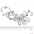 Bodytattoo Blume Silber