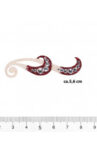 Bodytattoo rot/weiss